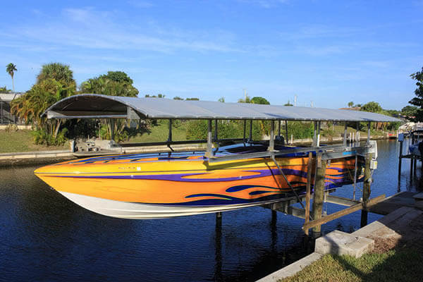 4-Pile Boat Lift 13K BOAT LIFT US